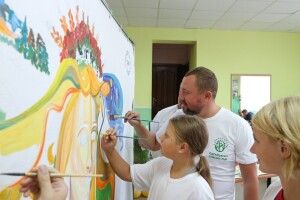У громаді на Волині розробили малюнок муралу з нагоди 30-річчя України (Фото)
