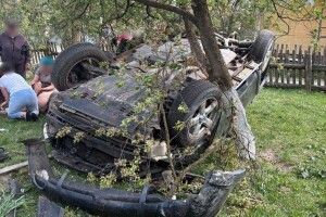 На Волині перекинувся автомобіль: 18-річний пасажир – у реанімації