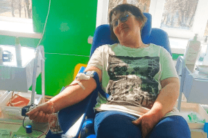 Багатодітна мама з Волині надихнула своїх дітей ставати донорами