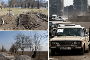 Під Маріуполем знайшли 30-метрову братську могилу: тіла загиблих туди звозять вантажівками