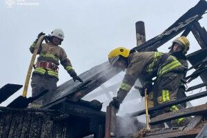 На Поліссі сильна пожежа у сільському будинку забрала життя його літньої власниці (Фото)