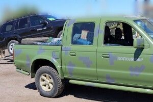 100 бригада – постійно в полі уваги: мер Володимира особисто відвіз допомогу на схід