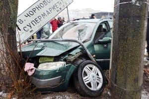 У Луцьку водій, який втікав від поліції, збив чотирьох людей (Відео)