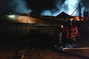 На Волині сталась пожежа на складі 
