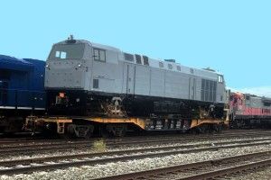 Зі США до України відправився перший локомотив «Тризуб»