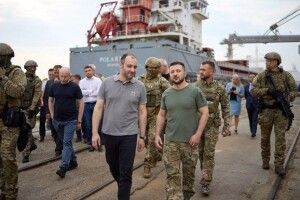 Зеленський у Чорноморську чекає на початок експорту зерна
