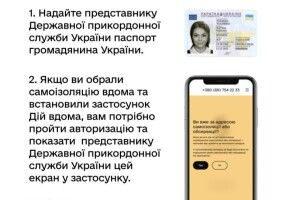 Тим, хто перетинає кордон пропонують самоізоляція з додатком «ДІЙ ВДОМА» чи обсервацію