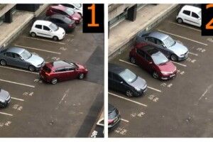 Як не вміти поставити авто на вільній парковці: водій-«ас» розсмішив мережу (Відео)