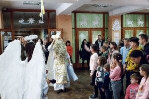 У Луцьку діти Героїв просили у святого Миколая Перемоги (Відео)
