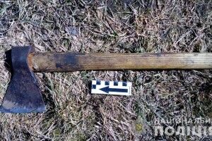 Під Луцьком зловмисник порубав сокирою поліцейське авто 