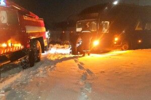 У заметах на Волині застряг міжнародний автобус із пасажирами