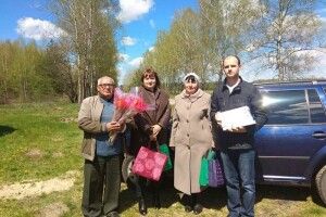 В селах Шацької громади привітали багатодітних матерів (Фото)
