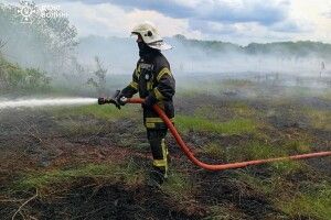 На півночі Волині горить торфовище
