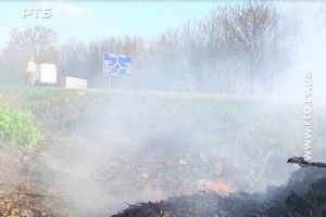 Села і передмістя Рівненщини потопають у диму і смогу