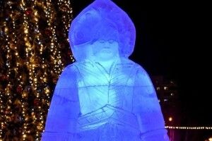 Донька Чінгісхана: у російському місті встановили дивну «Снігуроньку»