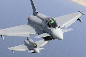 Іспанські винищувачі Eurofighter були підняті у повітря на перехоплення порушників повітряного простору Болгарії – болгарські МіГ-29 злетіти не змогли