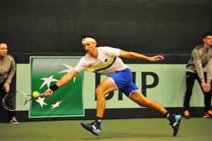 Сергій Стаховський зрівняв рахунок у матчі Кубка Девіса Україна – Португалія 