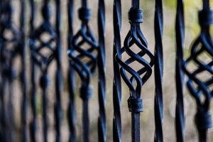 Дівчина застрягла головою у паркані (Фото)