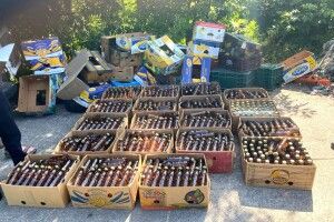 Мешканець Рівного перевозив пів тонни алкоголю 