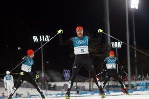 Німці окупували весь олімпійський п’єдестал в лижному двоборстві