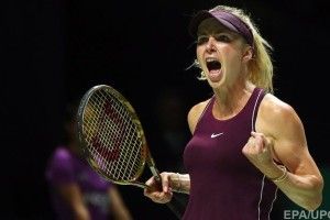 Еліна Світоліна обіграла Каролін Возняцкі і з першого місця вийшла до півфіналу Підсумкового турніру в Сінгапурі!