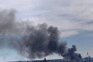 У Києві видно дим, який з'явився після вибухів