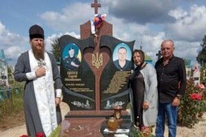 У Видерті помолилися за упокій душі загиблого рік тому на Сході України Сергія Цепуха