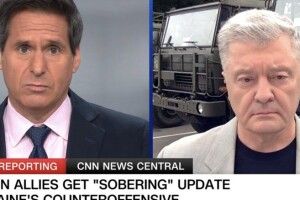 Порошенко в ефірі CNN пояснив, чому потужні санкції проти росії – це теж частина контрнаступу