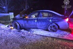 У Луцьку водій, який врізався в огородження, відмовився від перевірки на алкоголь  