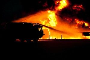 На обійсті волинян підвечір спалахнула пожежа