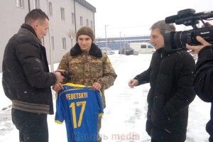Футбольний кумир здійснив мрію ковельського ліцеїста