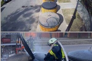 У Луцьку встановили відеоспостереження через пожежі у напівпідземних контейнерах 