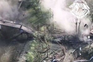 ССО показали, як підривають мости на Донеччині, аби спинити росіян (Відео)