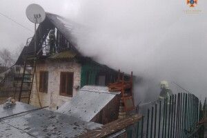 На Волині горіла хата