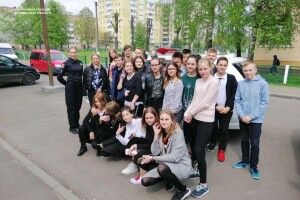Старшокласникам луцької гімназії розповіли про роботу патрульної поліції