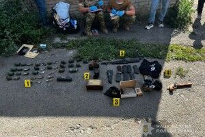 У Луцьку в гаражі місцевого жителя знайшли арсенал зброї 