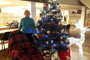 До луцької книгозбірні завітали Санта-Клаус та різдвяний олень