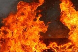 На Волині горів цегляний житловий будинок. Господаря шпиталізували з опіками