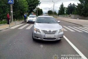 Рівнянин на «тойоті» збив дитину на пішохідному переході