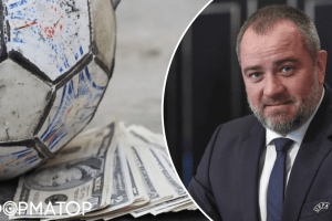 Колишній перший чоловік в українському футболі, якого звинувачують у нанесенні збитків на 1,7 мільярда гривень, утік за кордон