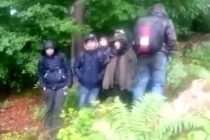 Дев’ятеро нелегальних мігрантів затримали прикордонники (Відео)