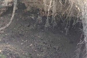 У центрі волинського міста – провалля: видно старовинну цеглу (Фото)