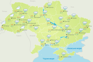 Погода: до +7! (Карти гідрометеоцентру)