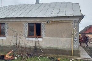 На Горохівщині сьогодні горіла хата (Фото)