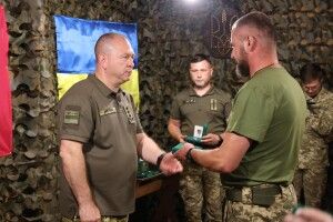 Голова Держприкордонслужби на передовій вручив нагороди волинським прикордонникам 