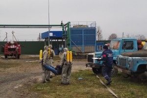 Рятувальники провели навчання з ліквідації аварій на об’єктах молокопереробної галузі