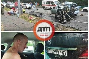 Під Києвом п’яний чоловік вбив на чужому авто чотирьох людей (Фото, відео)