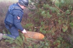 На Волині викопали 100-кілограмову бомбу часів ІІ Світової війни