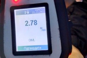 Вміст алкоголю у 14 разів перевищував норму: у Луцьку затримали п'яного водія