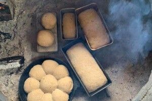 Рівненська мисткиня спекла гречаний хліб у печі  XI-XII століття (Фото)